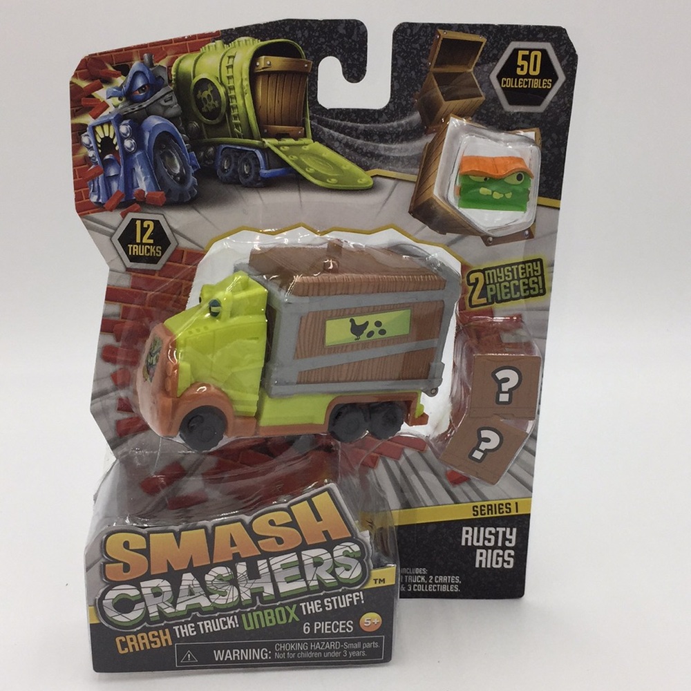 Smash Crashers Rusty Rigs Series 1 Mystery Surprise Truck Toy New in Package
